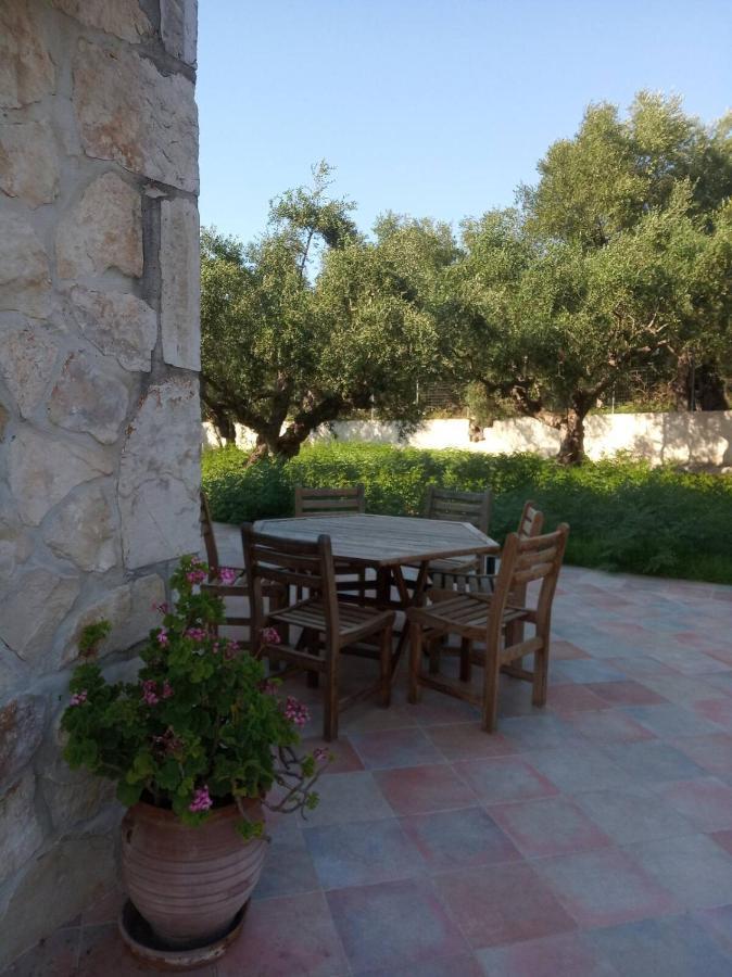 Olive Trees Villa Tragaki Bagian luar foto
